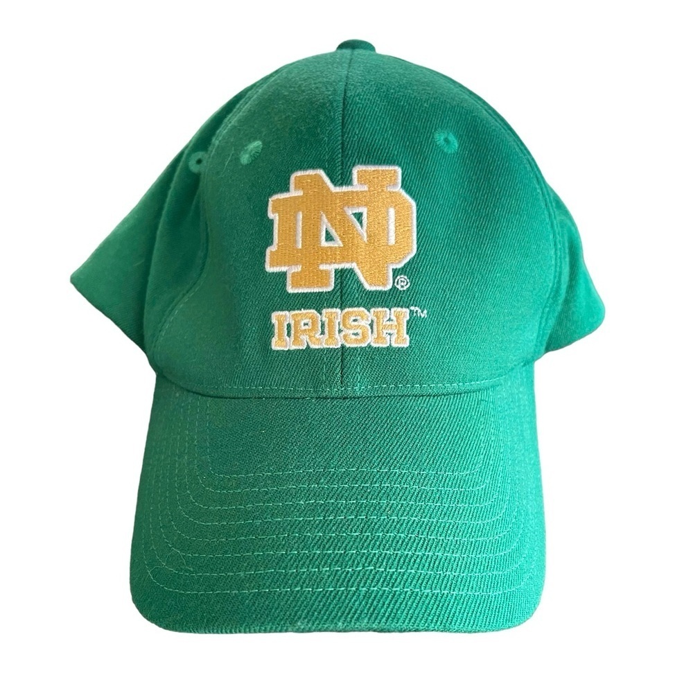 🔥☘️NWOT Adidas Notre Dame Fighting Irish hat L/XL.  Green wool blend embroidery